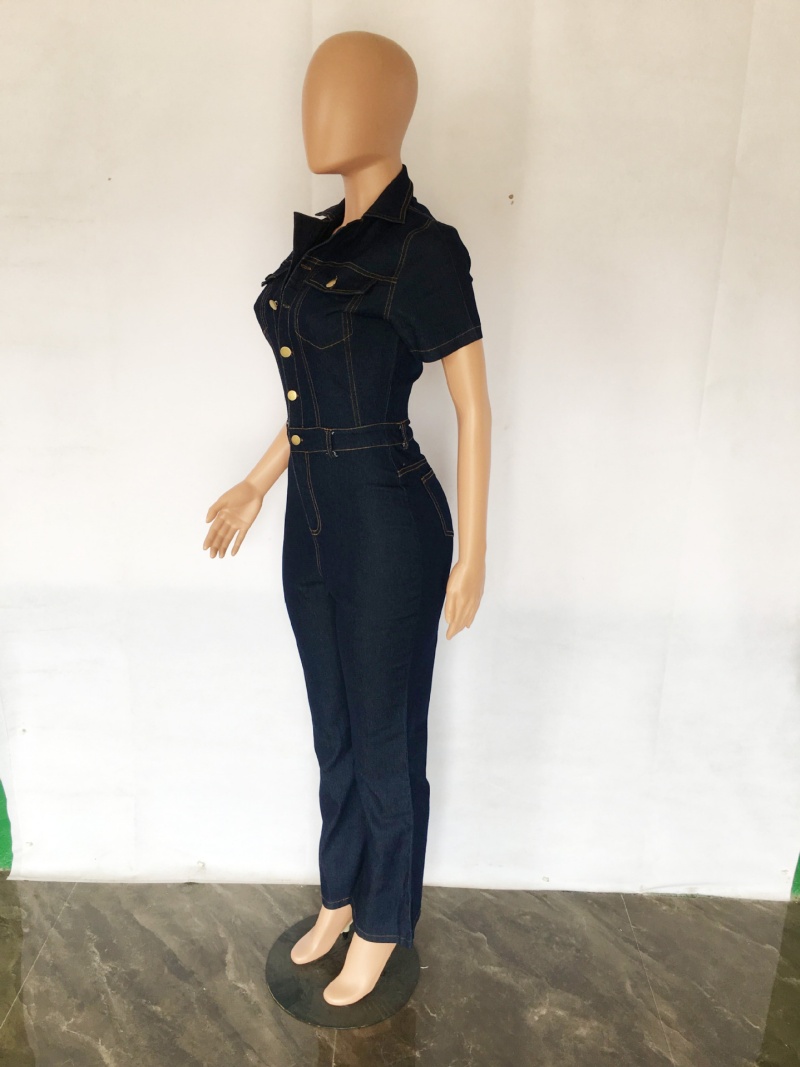 Streetwear Denim Jumpsuit Autu - Street Fashion Jeans Women บทวิจารณ์และราคา