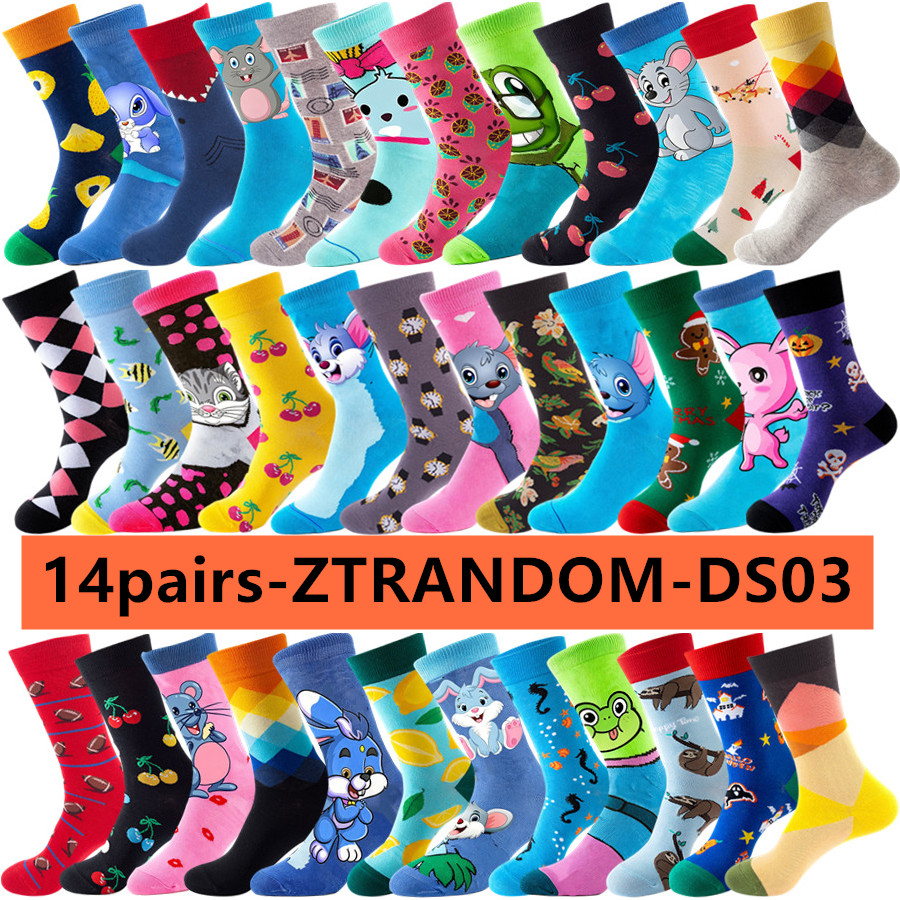 14pairs Anime Casual Crew Sock - Street Fashion Anime บทวิจารณ์และราคา