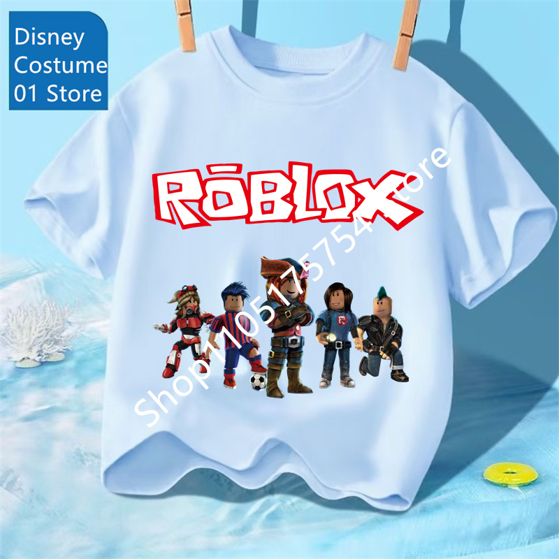 2026 Roblox kid T-shirt Boys G - Street Fashion Roblox บทวิจารณ์และราคา