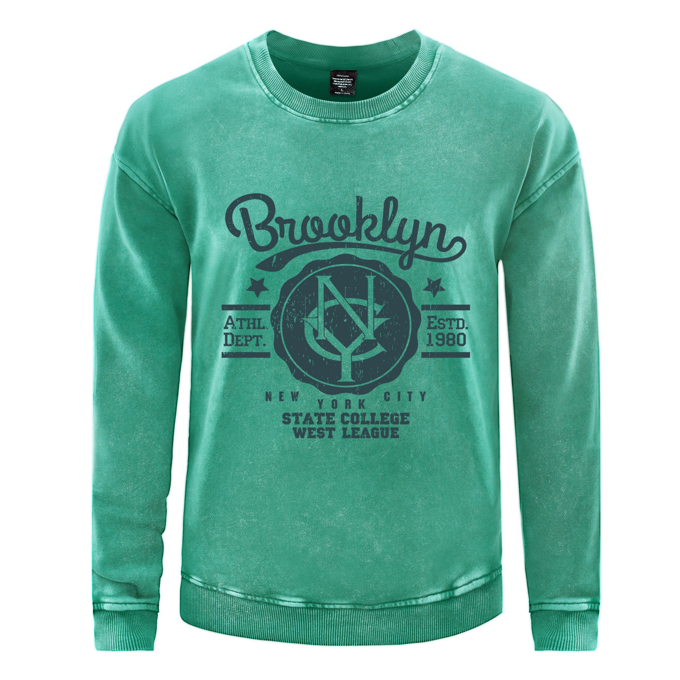 State College West League Man  - Oversized Crewneck Fleece บทวิจารณ์และราคา
