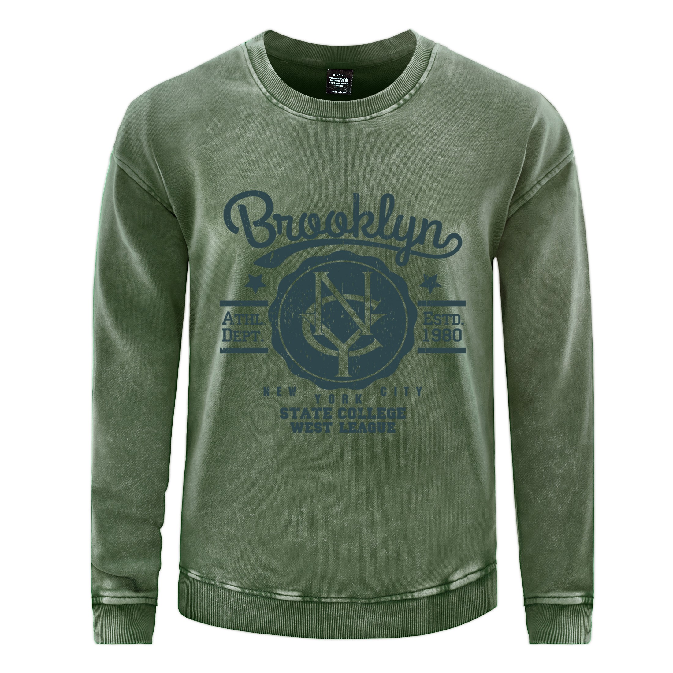 State College West League Man  - Oversized Crewneck Fleece บทวิจารณ์และราคา