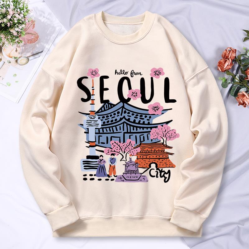 Seoul Beautiful Scenery Printi - Street Fashion Seoul บทวิจารณ์และราคา