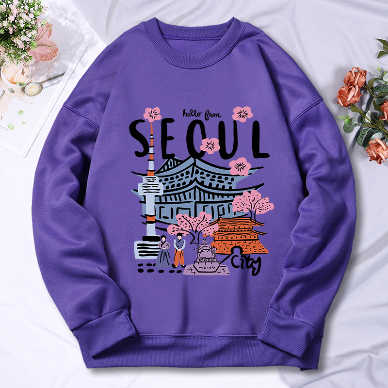 Seoul Beautiful Scenery Printi - Street Fashion Seoul บทวิจารณ์และราคา