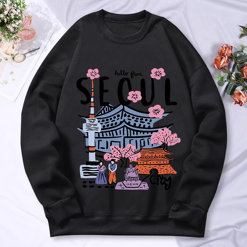 Seoul Beautiful Scenery Printi - Street Fashion Seoul บทวิจารณ์และราคา
