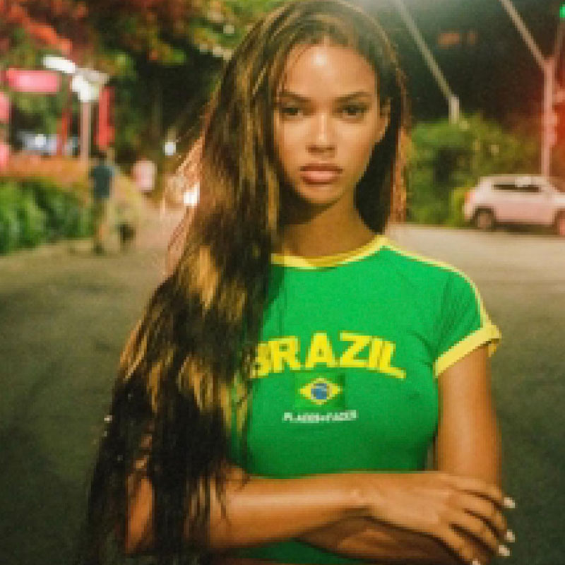 Summer 2023 Women Crop Top Y2k - Street Fashion Brazil บทวิจารณ์และราคา