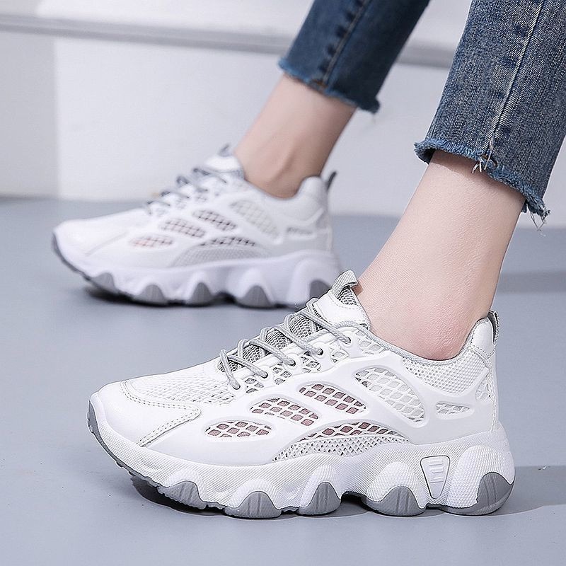 Breathable Mesh Chunky Sneaker - Street Fashion Ladies บทวิจารณ์และราคา