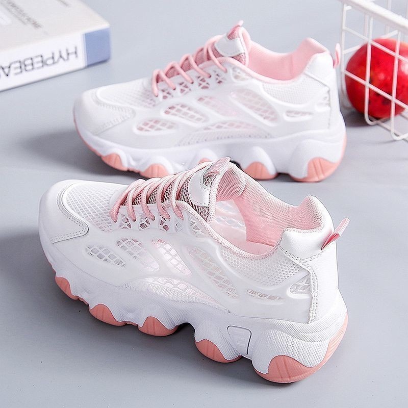 Breathable Mesh Chunky Sneaker - Street Fashion Ladies บทวิจารณ์และราคา