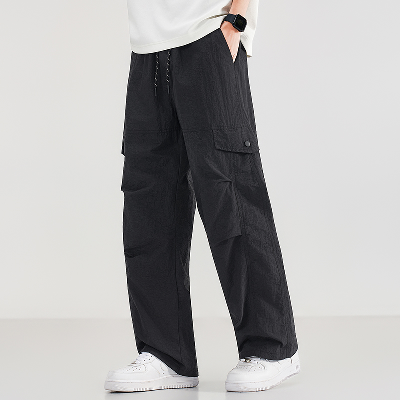 Summer Men's Workwear Wide Leg - Cargo Pant Wide บทวิจารณ์และราคา