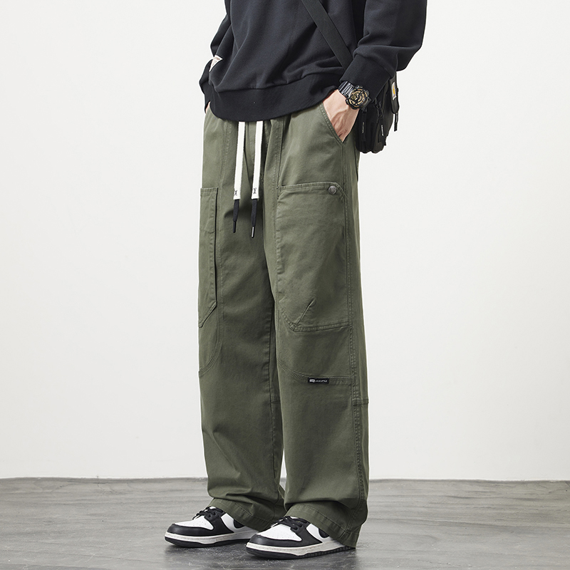 Autumn New Straight Casual Pan - Cargo Pant Wide บทวิจารณ์และราคา
