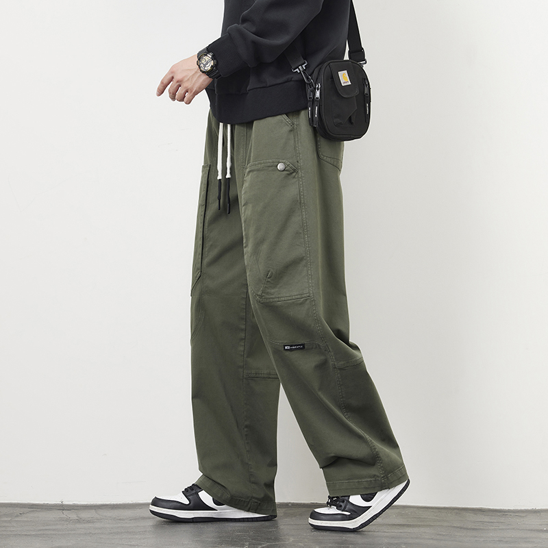 Autumn New Straight Casual Pan - Cargo Pant Wide บทวิจารณ์และราคา
