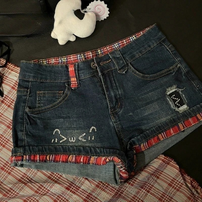 American Vintage Short Jeans W - Street Fashion Jeans Women บทวิจารณ์และราคา