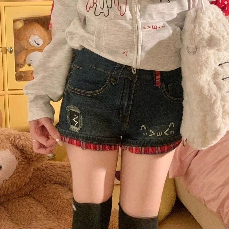 American Vintage Short Jeans W - Street Fashion Jeans Women บทวิจารณ์และราคา