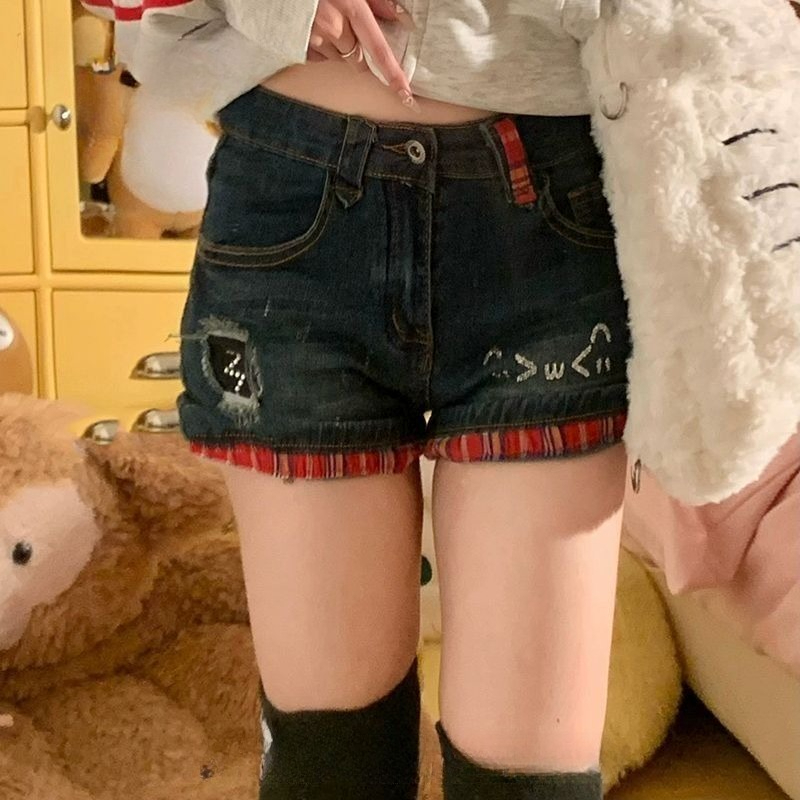 American Vintage Short Jeans W - Street Fashion Jeans Women บทวิจารณ์และราคา
