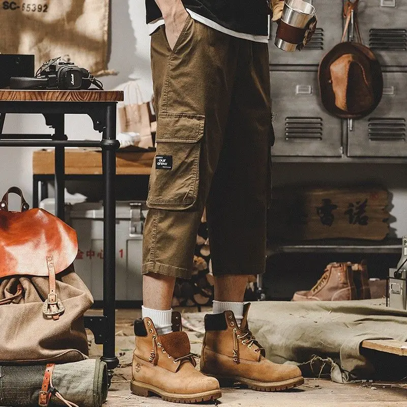 With Zipper Khaki Draw String  - Cargo Pant Wide บทวิจารณ์และราคา