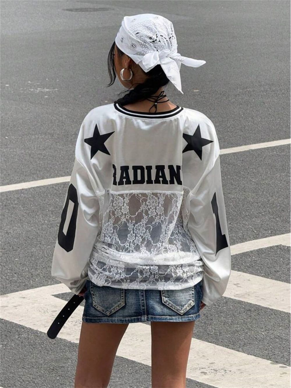2026 New Summer Y2K Perspectiv - Street Fashion Girl บทวิจารณ์และราคา