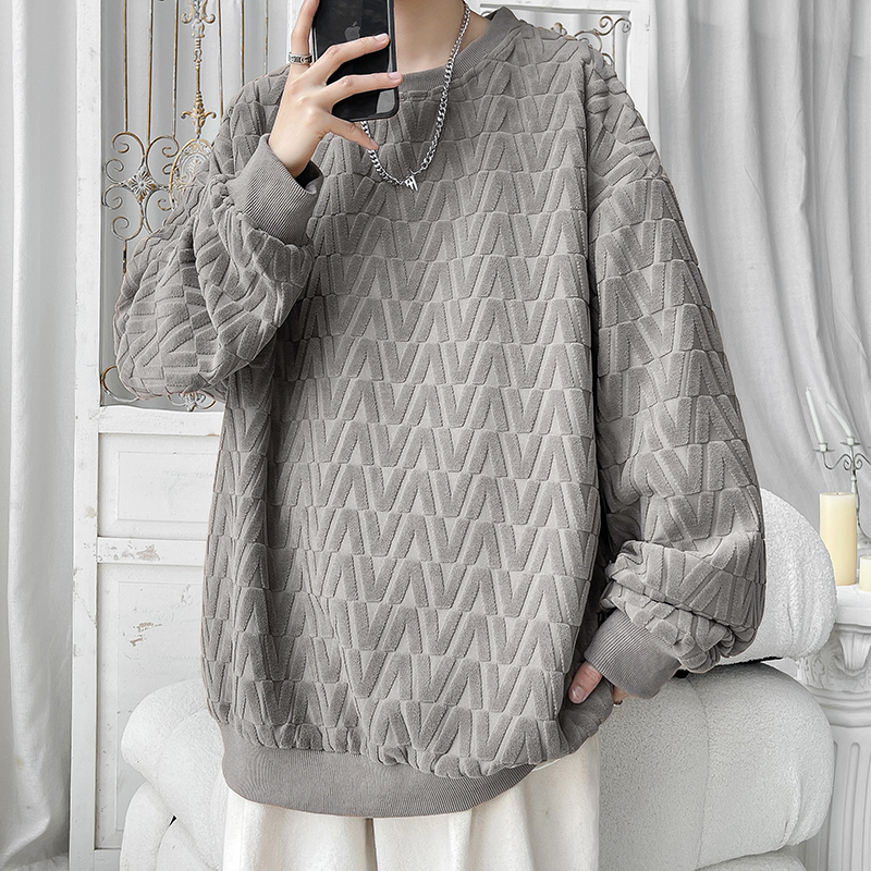Trendy Oversize Men's Crew Nec - Oversized Crewneck Fleece บทวิจารณ์และราคา