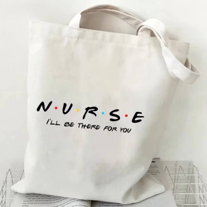 Nurse Canvas Tote Bag Women's  - Tote Bag Canvas Print บทวิจารณ์และราคา