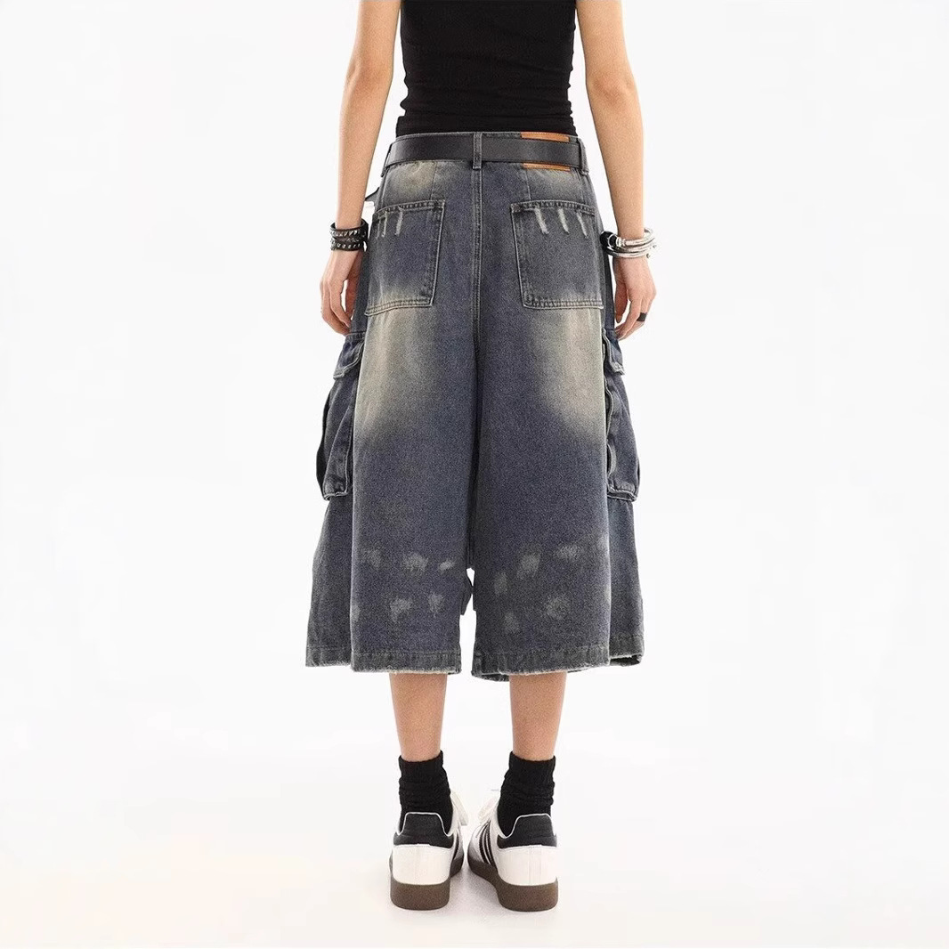 2026 New Plus Size Washed Spla - Cargo Pant Wide บทวิจารณ์และราคา