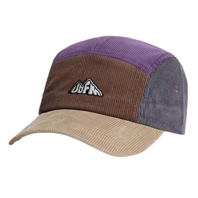 Men's Women's Visor Hat 5 Pane - Corduroy Cap 5 Panel บทวิจารณ์และราคา