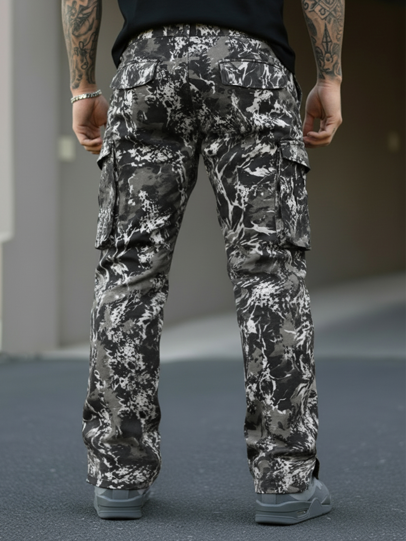 Men's camouflage Avant-Garde S - Cargo Pant Wide บทวิจารณ์และราคา