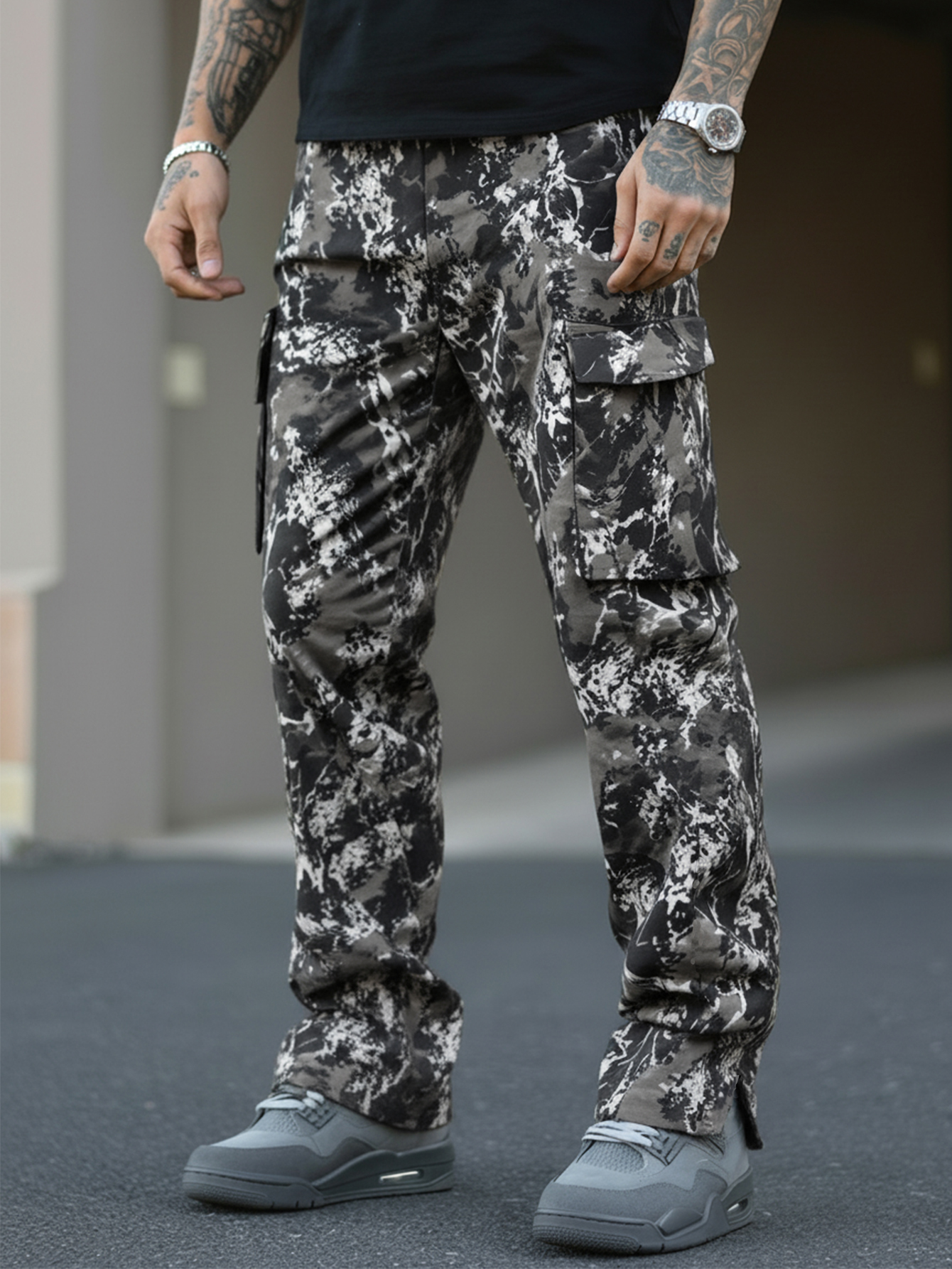 Men's camouflage Avant-Garde S - Cargo Pant Wide บทวิจารณ์และราคา