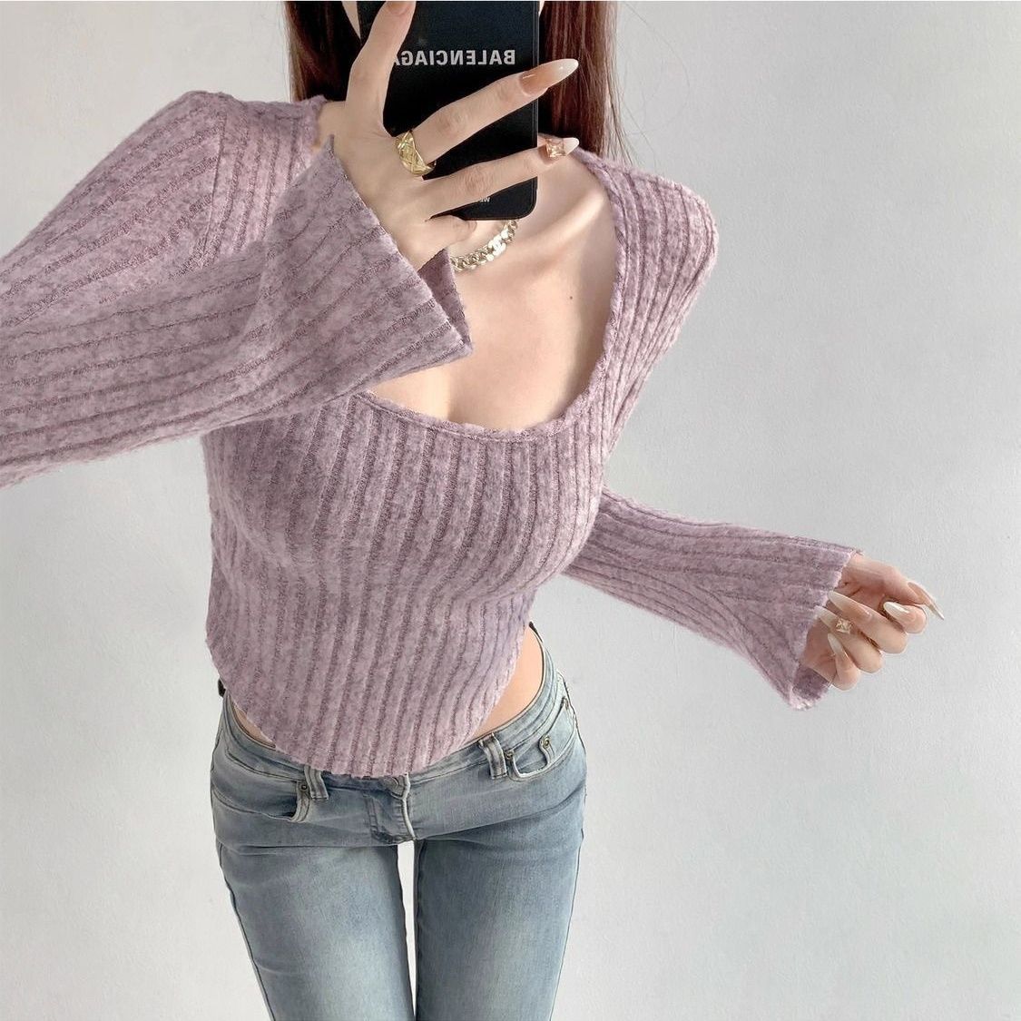 Sweaters Jumpers Pullovers Wom - Street Fashion In Chinese บทวิจารณ์และราคา