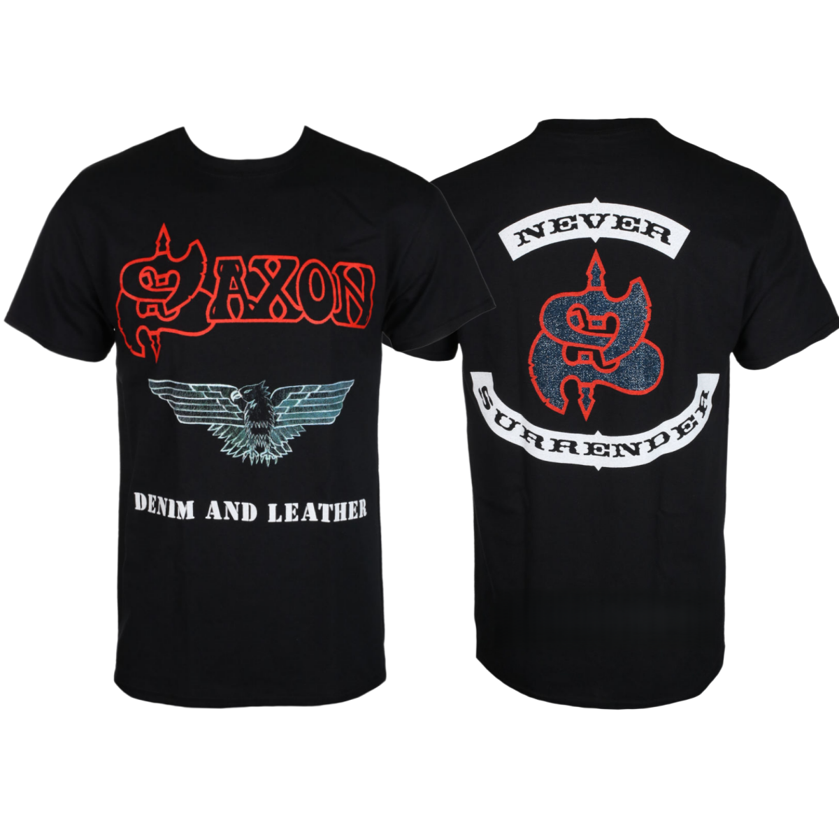 Saxon DENIM & LEATHER Pattern  - Street Fashion Shanghai บทวิจารณ์และราคา