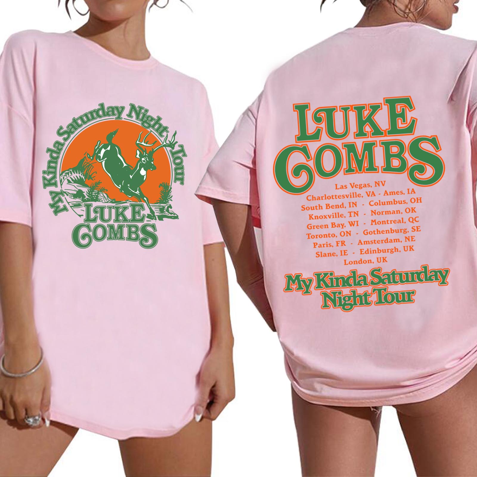 Luke-Combs Tour 2026 Shirt Wom - Oversized Crewneck Fleece บทวิจารณ์และราคา