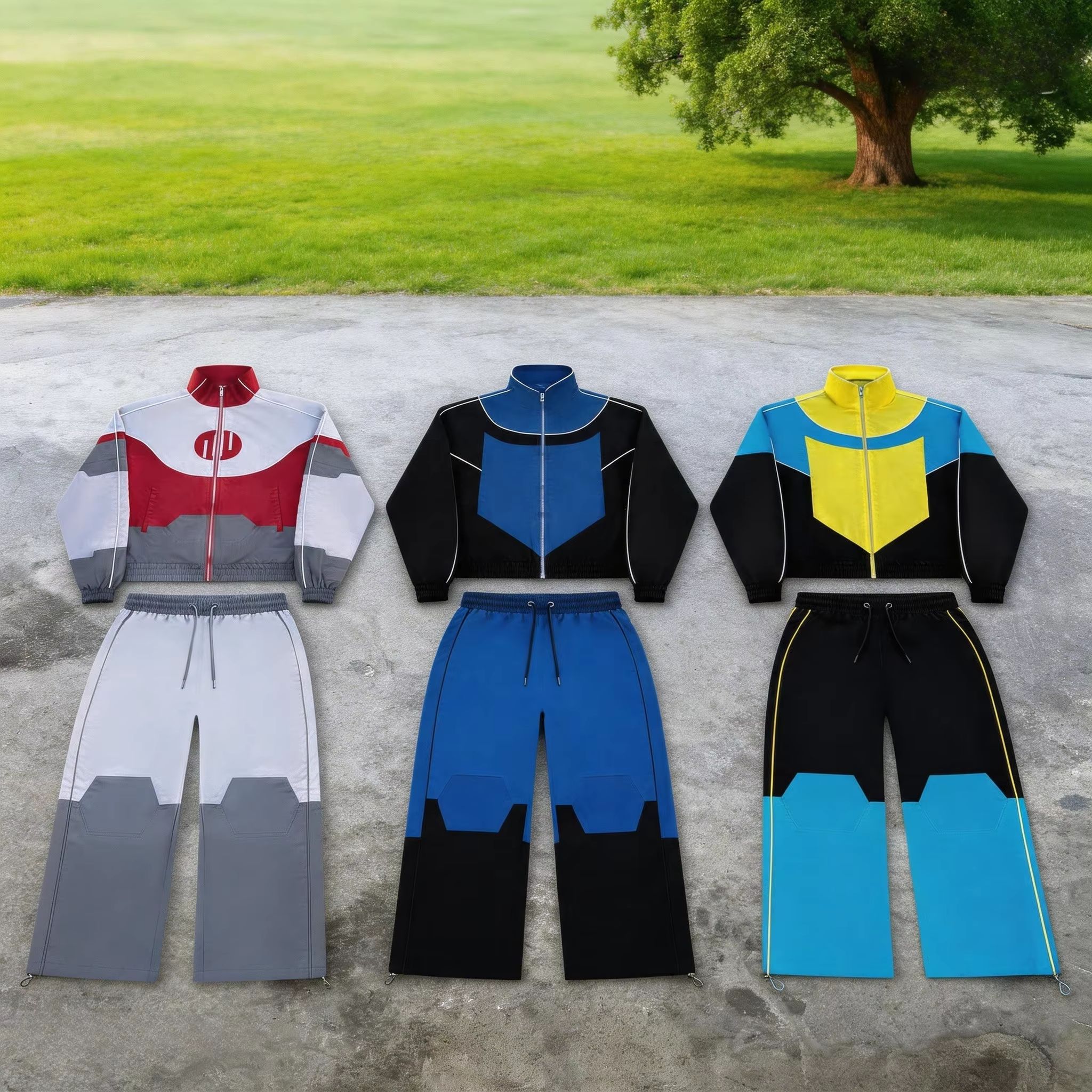 Y2K Fashion Anime Design 2 Pie - Street Fashion Baggy บทวิจารณ์และราคา