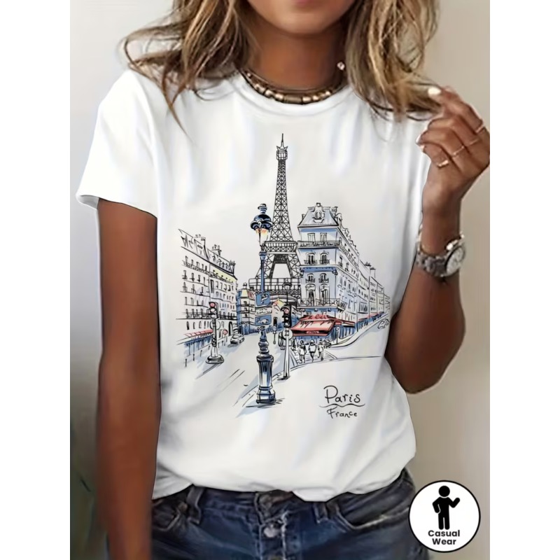 Paris France Eiffel Tower Sket - Street Fashion In Paris บทวิจารณ์และราคา