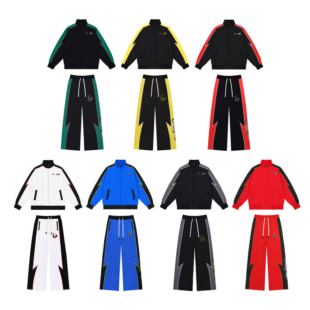 Y2k Streetwear Men's Sets Two  - Street Fashion Baggy บทวิจารณ์และราคา