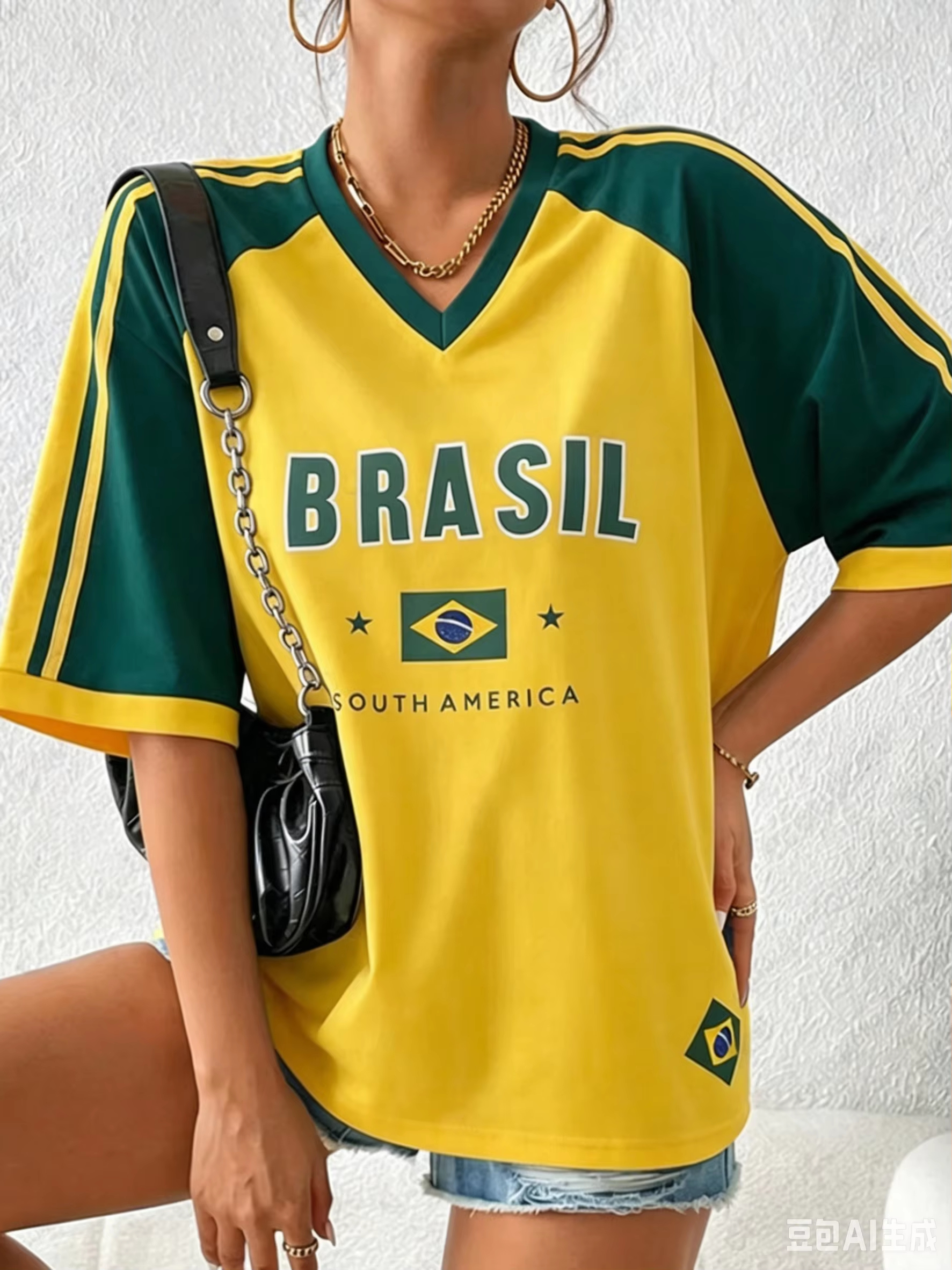 Summer Fashion Brazil Style T- - Street Fashion Brazil บทวิจารณ์และราคา