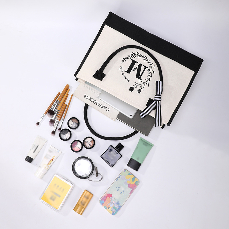 Leather letter print tote bag, - Tote Bag Canvas Print บทวิจารณ์และราคา