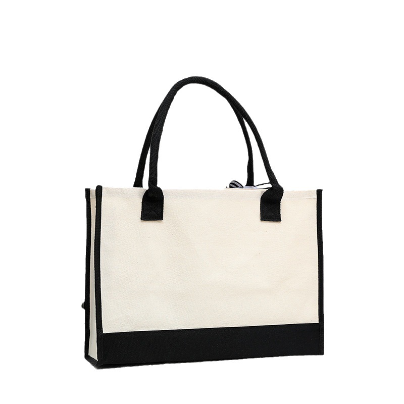 Leather letter print tote bag, - Tote Bag Canvas Print บทวิจารณ์และราคา