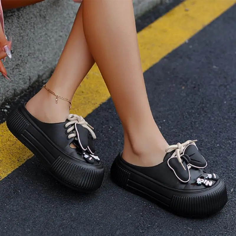 Women Fashion Clogs DIY Cute B - Street Fashion Girl บทวิจารณ์และราคา