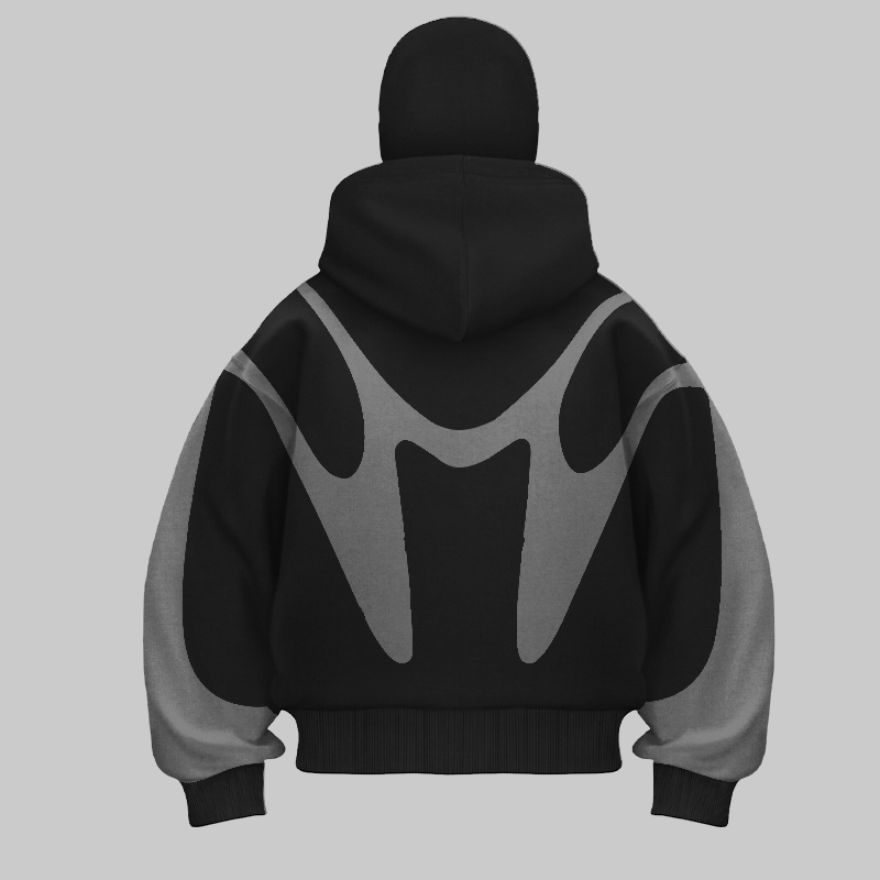 Retro Printed Devil Pattern Do - Street Fashion Zip Up Hoodie บทวิจารณ์และราคา