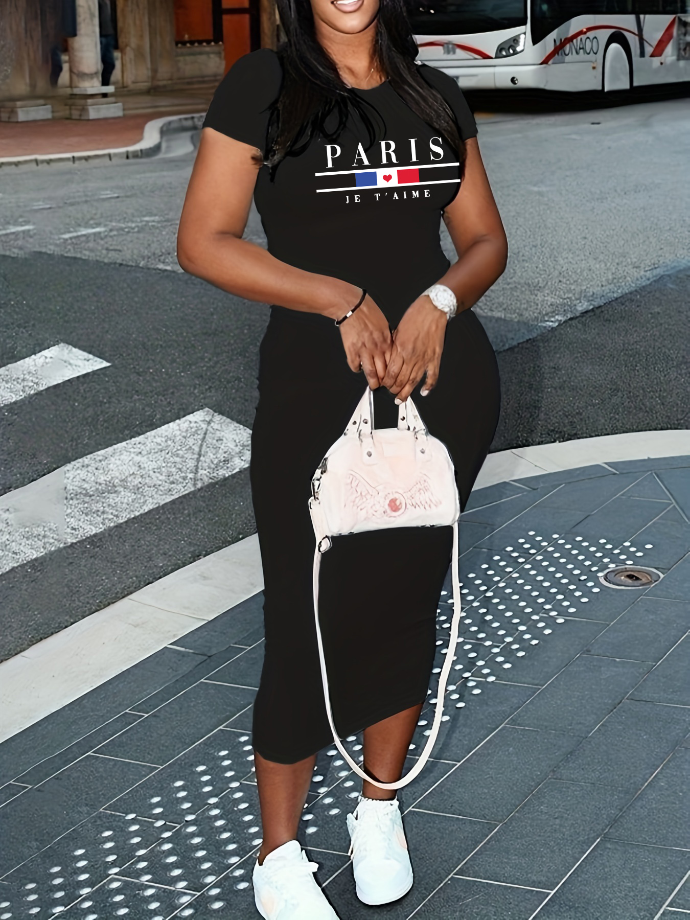 Women's PARIS printed casual s - Street Fashion In Paris บทวิจารณ์และราคา