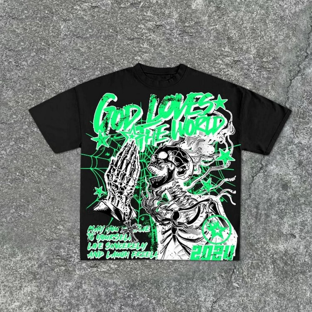 Fashionable new men's personal - Street Fashion Graffiti บทวิจารณ์และราคา