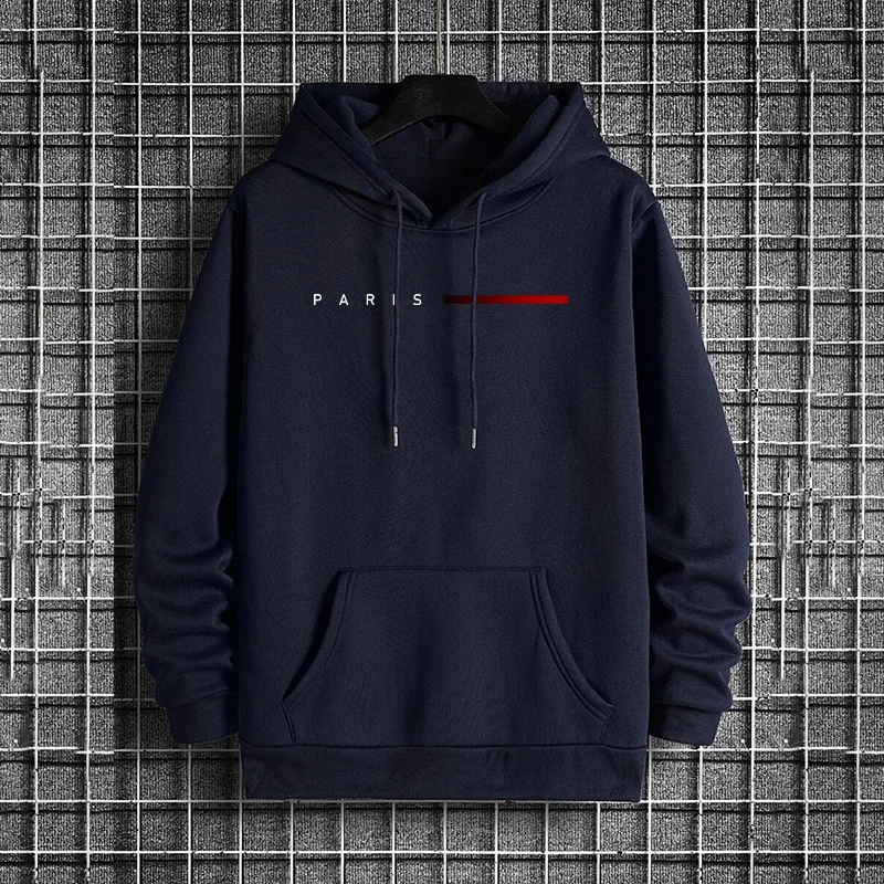 Trendy Mens Hooded Sweatshirt  - Street Fashion Paris 2025 บทวิจารณ์และราคา