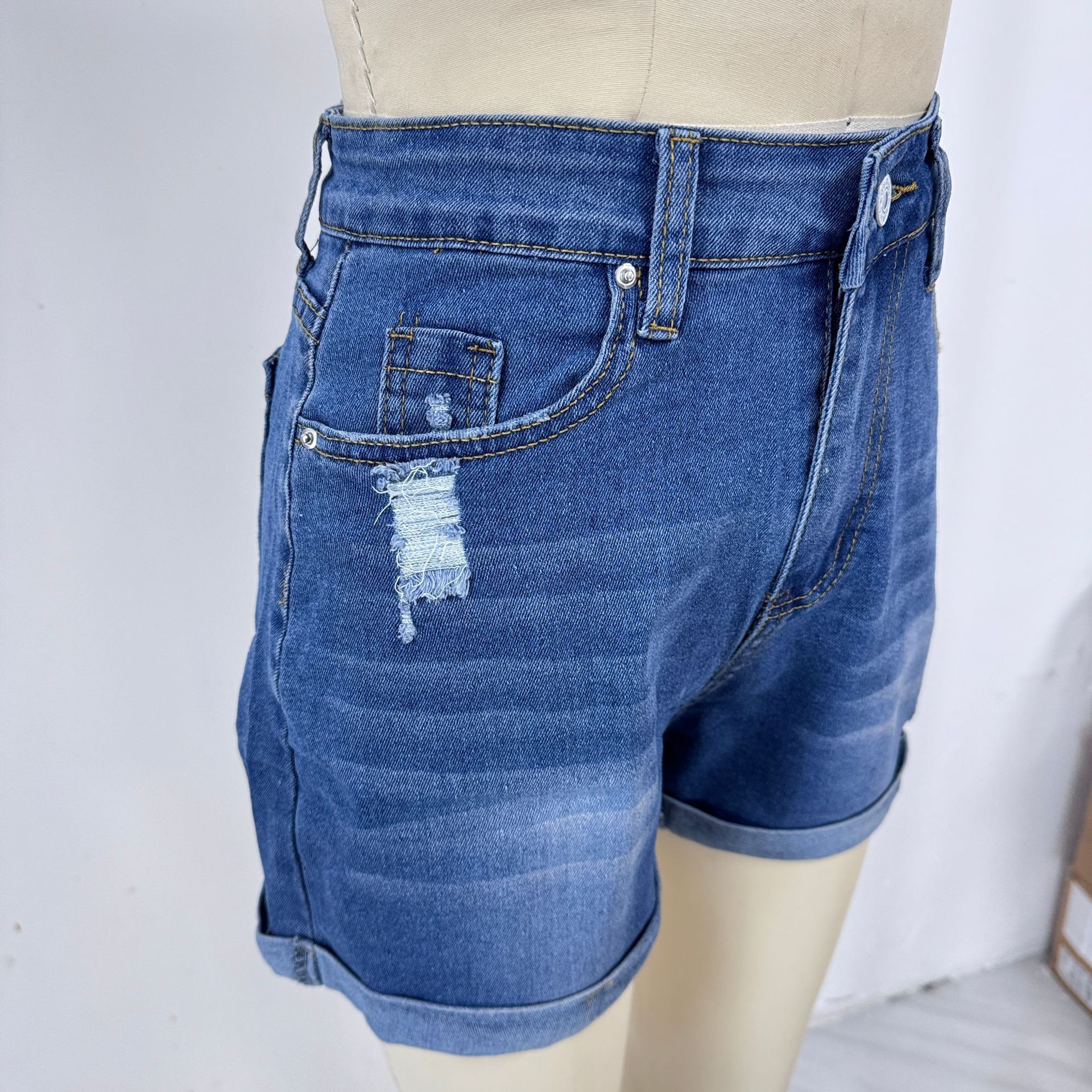 Shorts Jeans Women Streetwear  - Street Fashion Jeans Women บทวิจารณ์และราคา