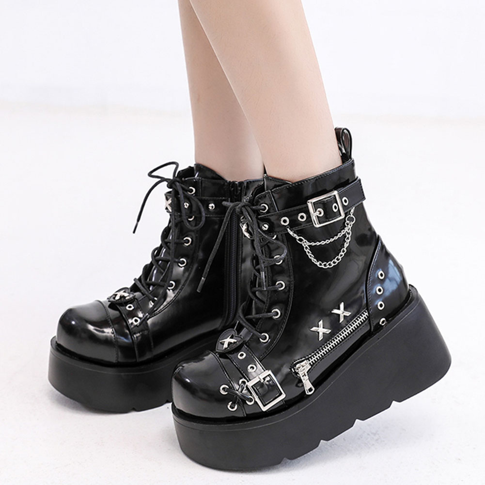 Brand New Ladies Goth Platform - Street Fashion Girl บทวิจารณ์และราคา