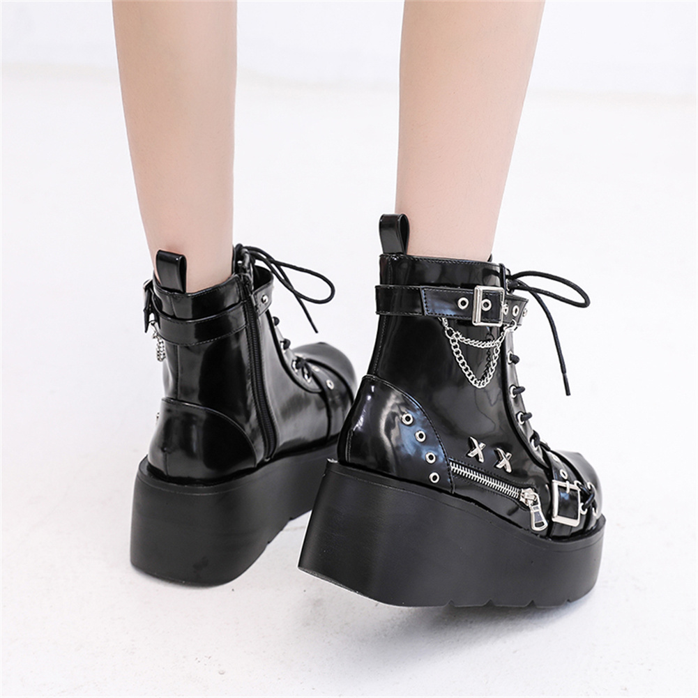 Brand New Ladies Goth Platform - Street Fashion Girl บทวิจารณ์และราคา