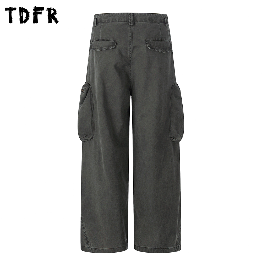 Pocket Cargo Pants Mens Solid  - Cargo Pant Wide บทวิจารณ์และราคา