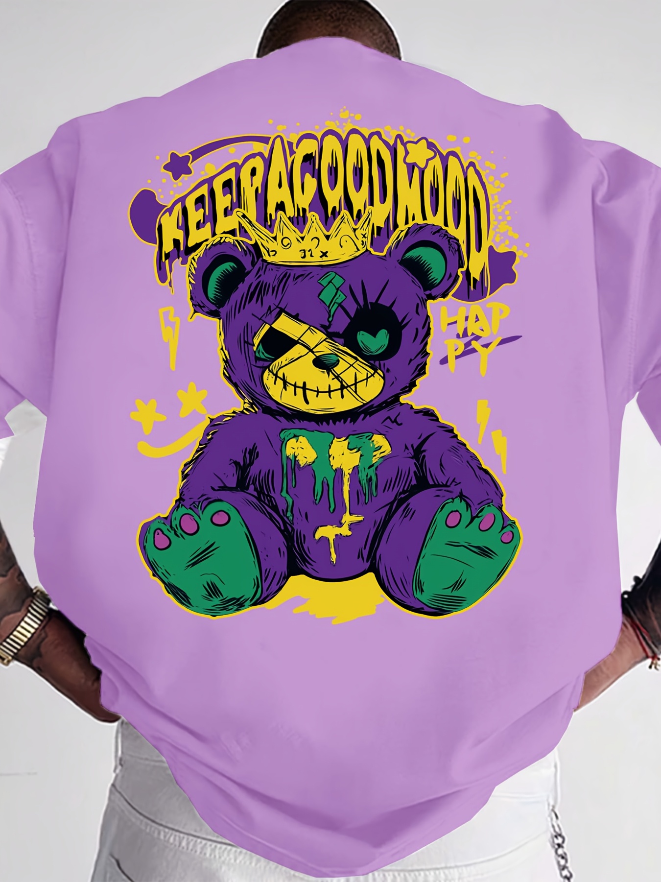 Fashionable new men's personal - Street Fashion Graffiti บทวิจารณ์และราคา
