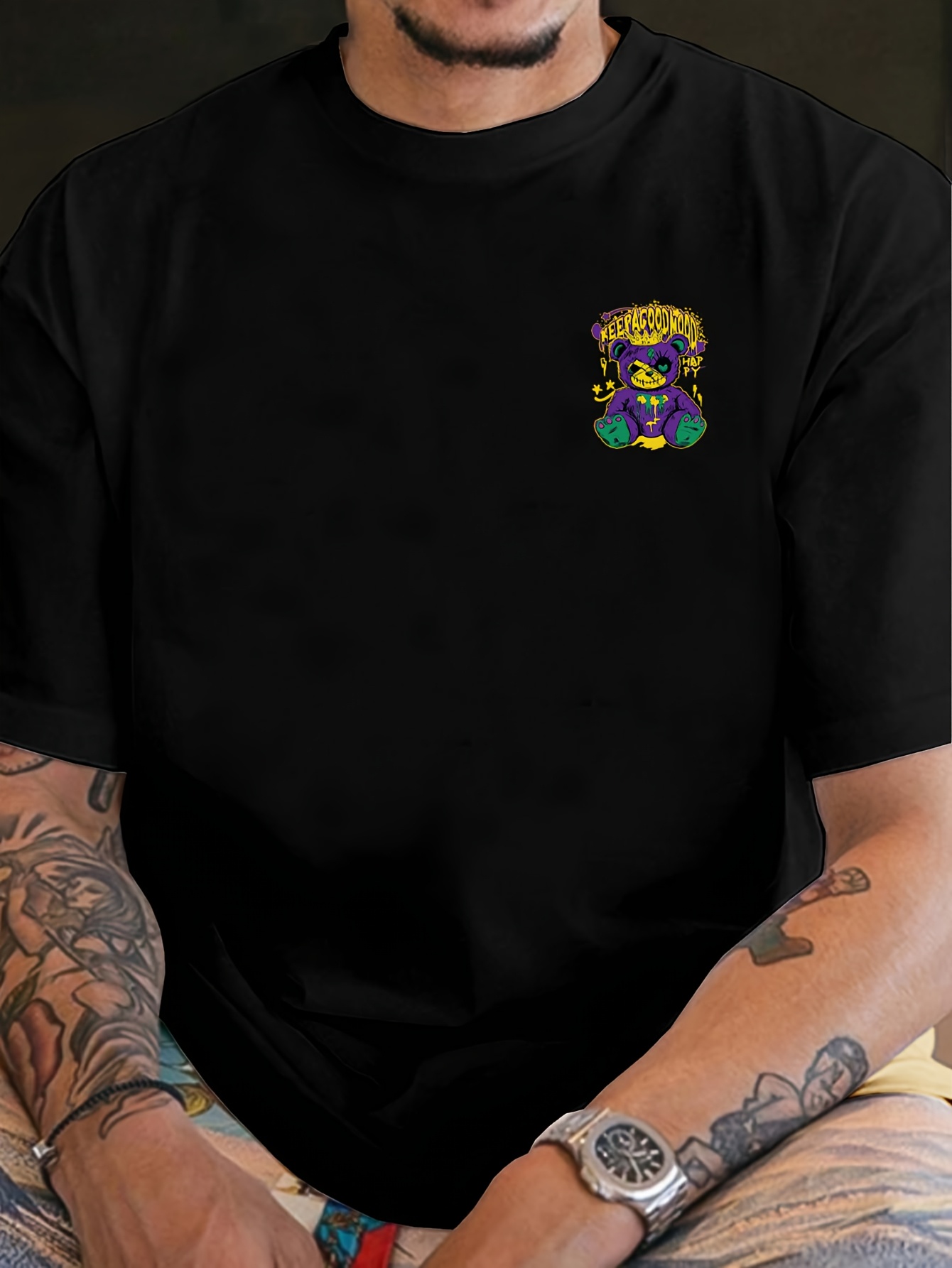 Fashionable new men's personal - Street Fashion Graffiti บทวิจารณ์และราคา