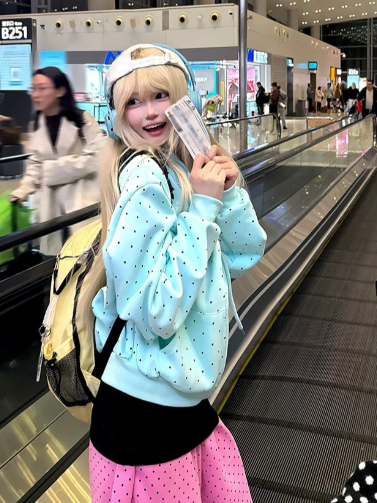 Subculture Sweatshirts Women H - Street Fashion Zip Up Hoodie บทวิจารณ์และราคา