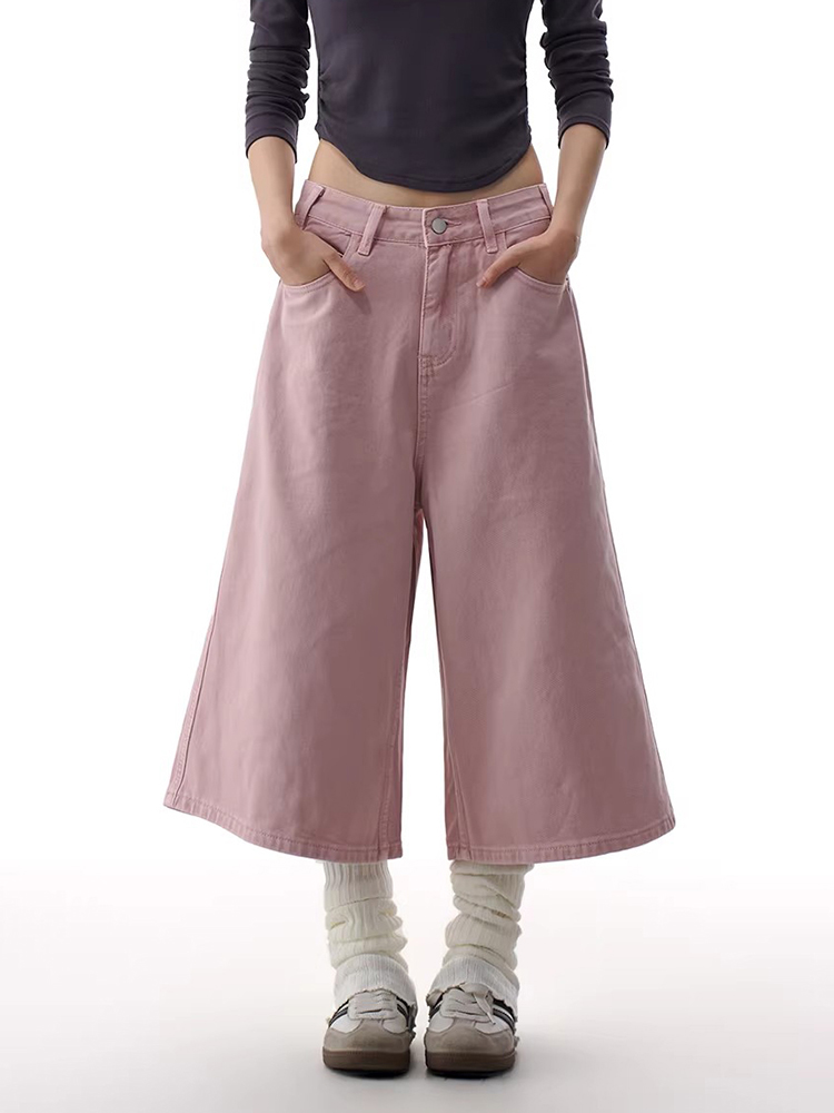 REDDACHiC Pink Cargo Jean Shor - Cargo Pant Wide บทวิจารณ์และราคา