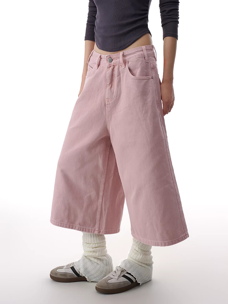 REDDACHiC Pink Cargo Jean Shor - Cargo Pant Wide บทวิจารณ์และราคา