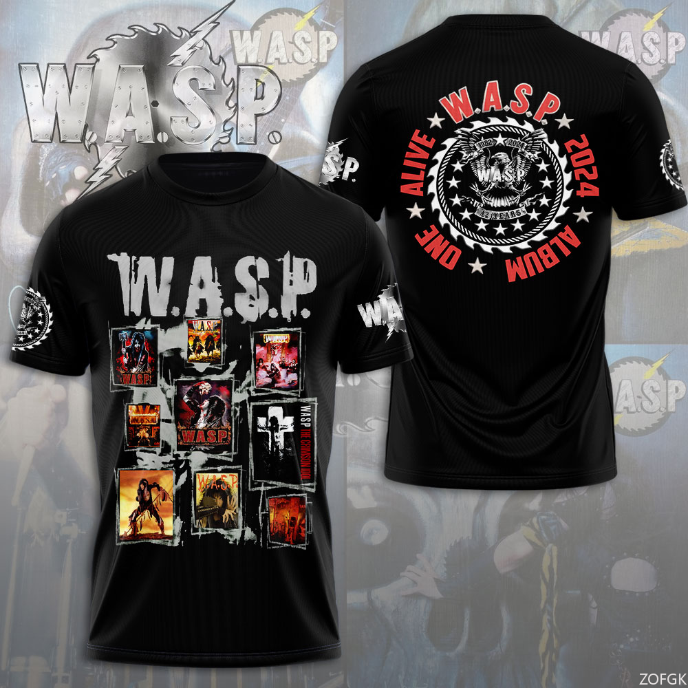 W.A.S.P Rock 3D Printing T-shi - Street Fashion Baggy บทวิจารณ์และราคา