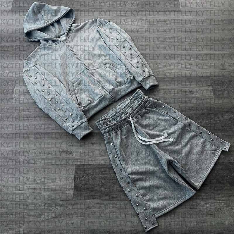2025 Fall/Winter Fashion Gray  - Street Fashion Zip Up Hoodie บทวิจารณ์และราคา